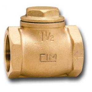 Обратный клапан бронзовый (металлическое седло) ВВ  CIM 78 1 Клапан обратный с металл. седлом 78 1